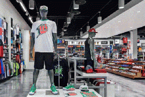 Share cách thiết kế shop thể thao nam